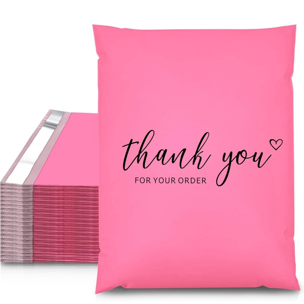 10 pcs Pink Poly Mailers Shipping Bags  10x13 Inch